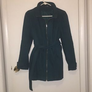 Belted H&M coach teal/turquoise
